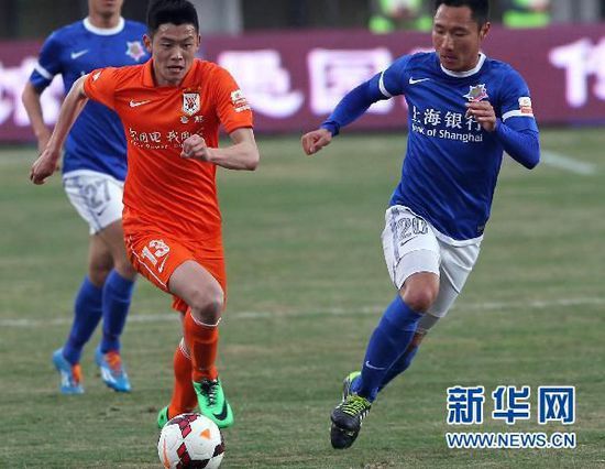 申鑫客场逼平鲁能,表现亮眼 申鑫客场逼平鲁能,表现亮眼